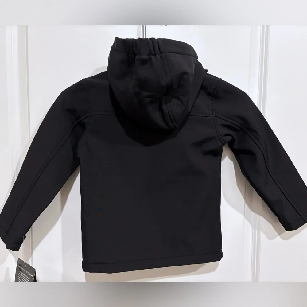 NWT Toddler Boy's Snozu Black Performance Jacket Size 4T‎ Winter Coat Hooded